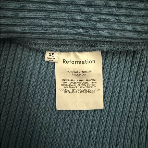 Reformation Blue Sleeveless Maxi Dress - XS - Picture 4 of 4